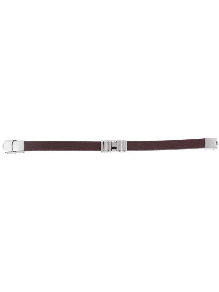 Herren Armband aus Leder 21 cm in braun