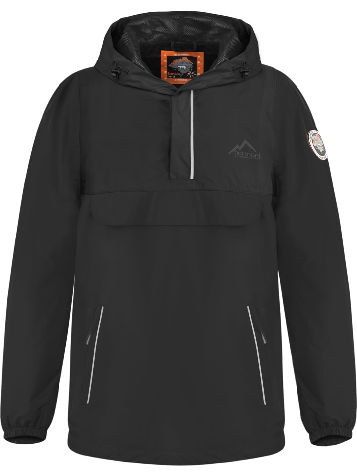 Kinder Windbreaker Nenana in Schwarz