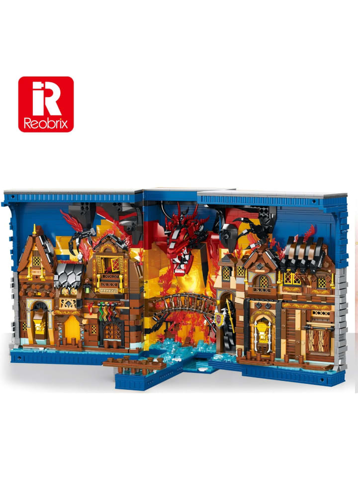 Reobrix 66035 Hobbit Buch Klemmbaustein Diorama 3334 Teile ab 14 in Mehrfarbig