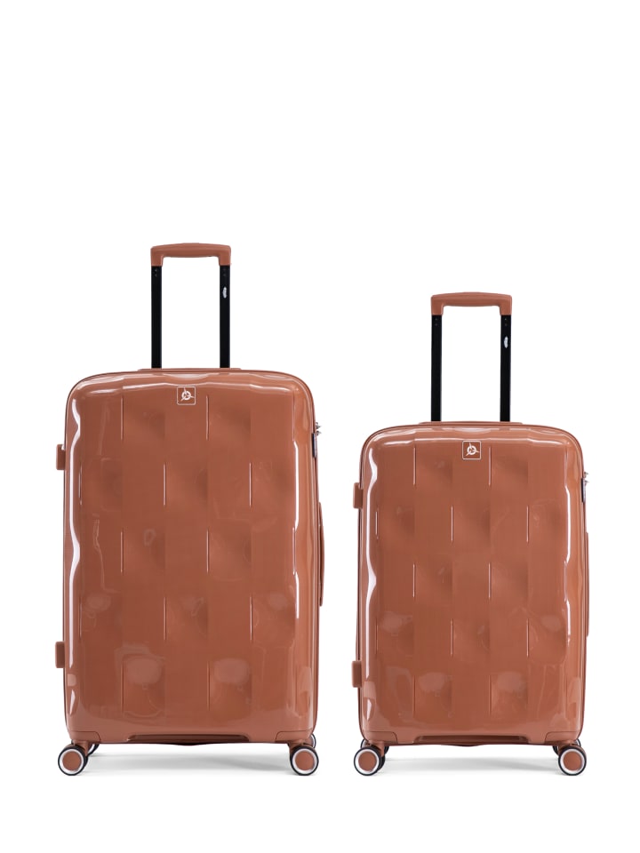 2 tlg. Kofferset AQUILA in Braun (97L/64L)