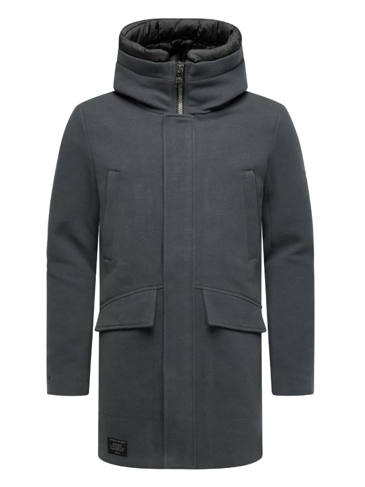 Kurzmantel Fenroos XX in Anthracite