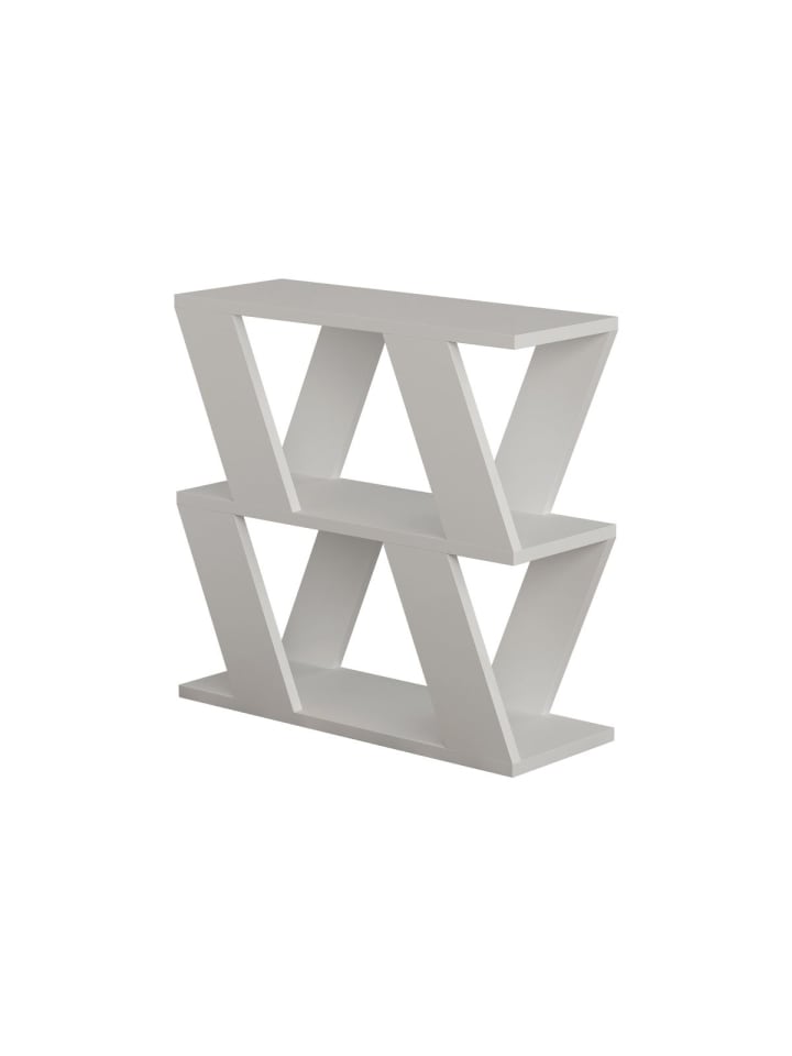 Beistelltisch LAZENA in Weiß - (W)60  x (H)57  x (L)22 cm