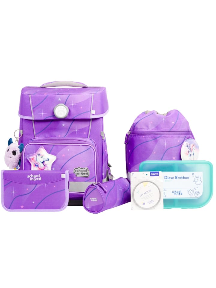 School Mood Champion Pro Marie (Pegasus), 7-tlg. Schulranzenset