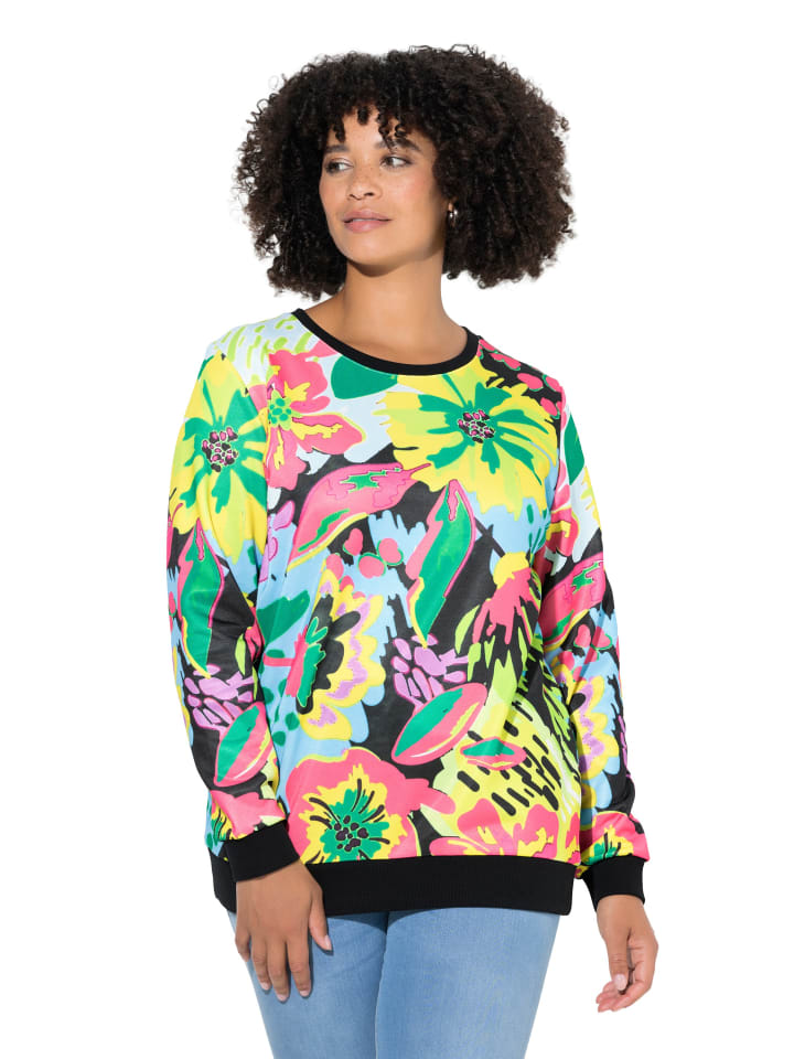 Sweatshirt in schwarz