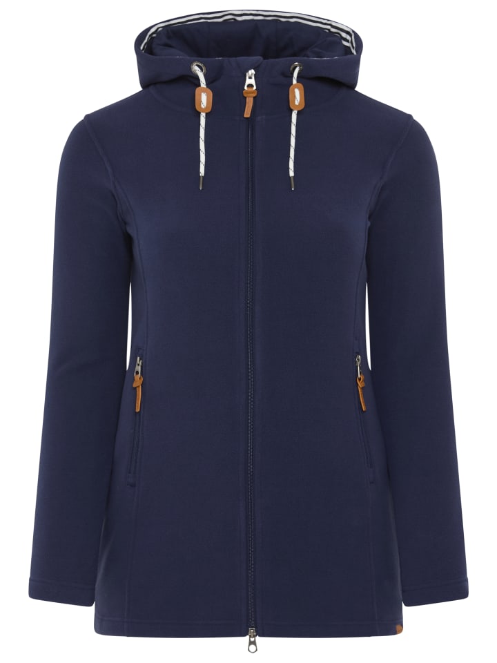 Fleecejacke in marine