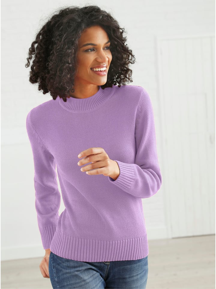 Pullover in flieder