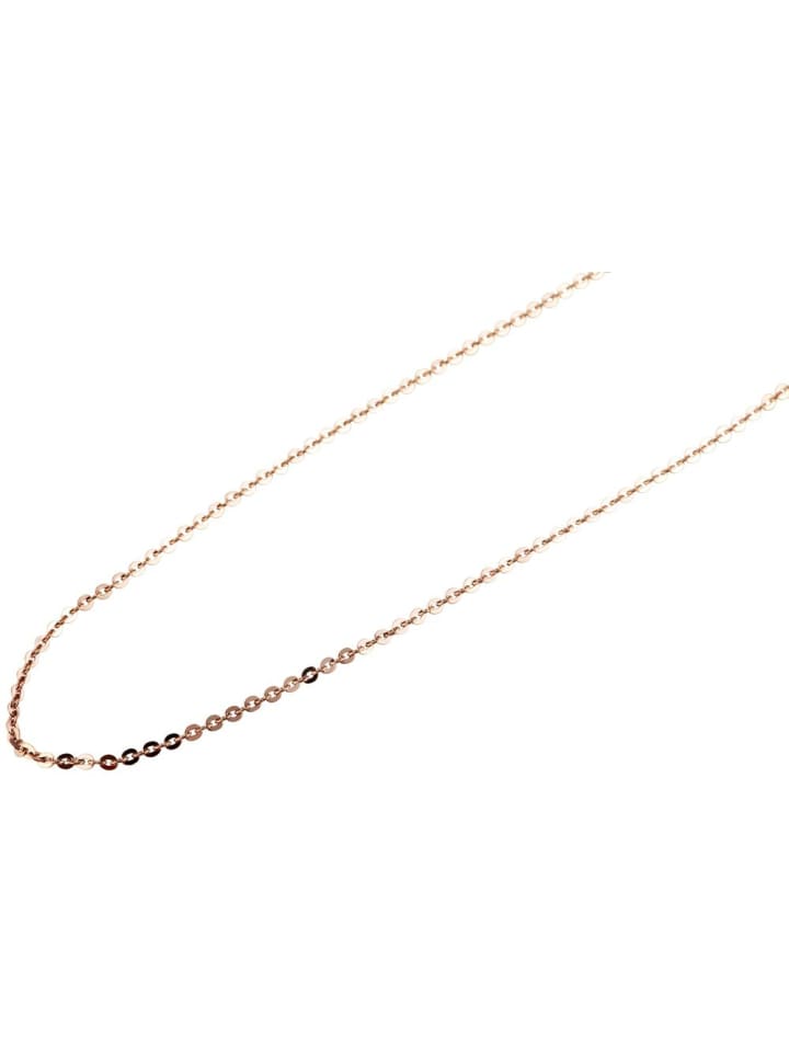 Unisex Halskette – Ankerkette aus Edelstahl 50 cm in gold