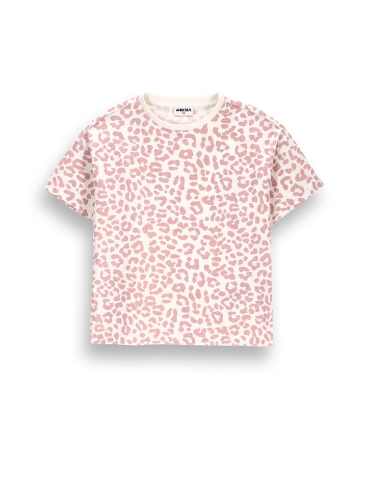 T-Shirt mit kurzen Ärmeln in ecru