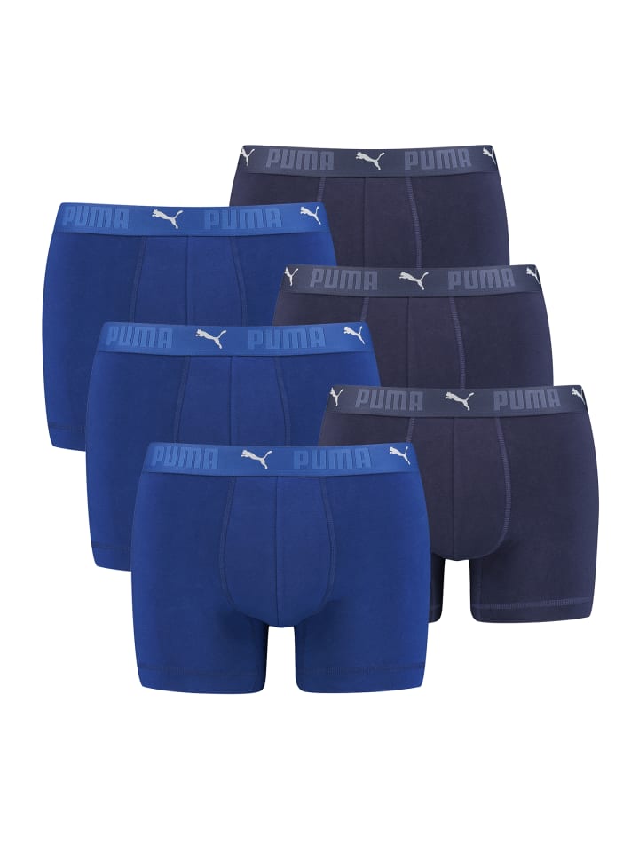 Boxershorts PUMA SPORT COTTON BOXER 6P in Blue Combo