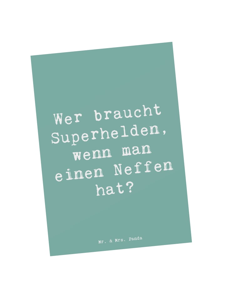 Ansichtskarte Spruch Neffe Held mit Spruch in Meeresbrise