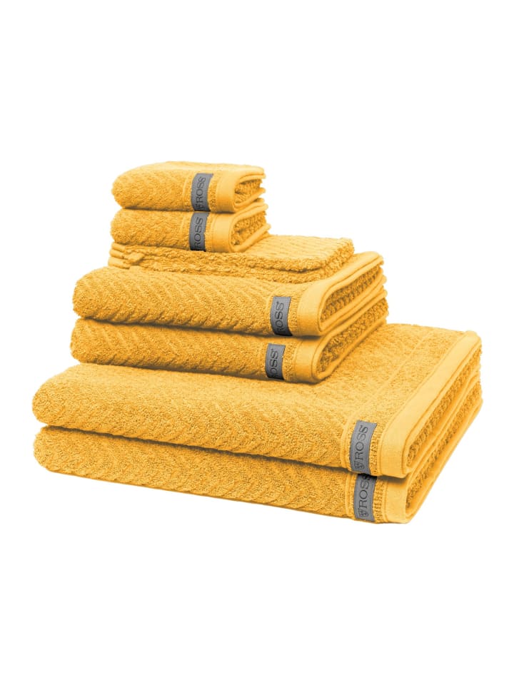 Handtuch-Set 8 tlg. - Smart in Aprikose