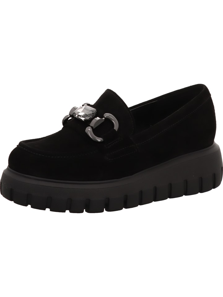 Schnürschuh in schwarz