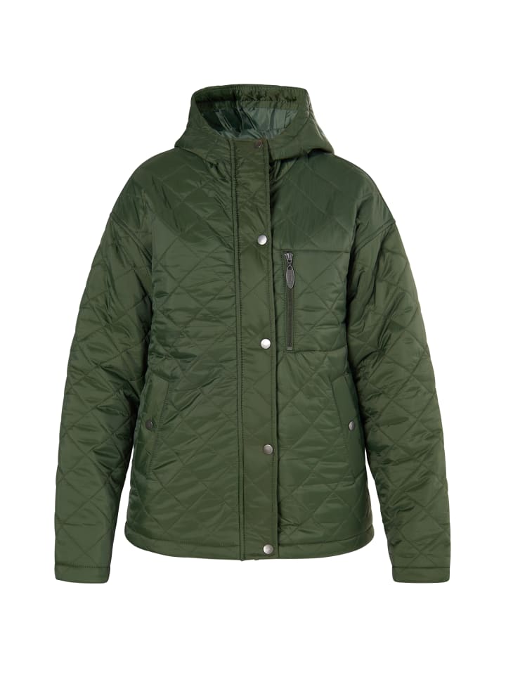 Damen Leichte Steppjacke in Oliv