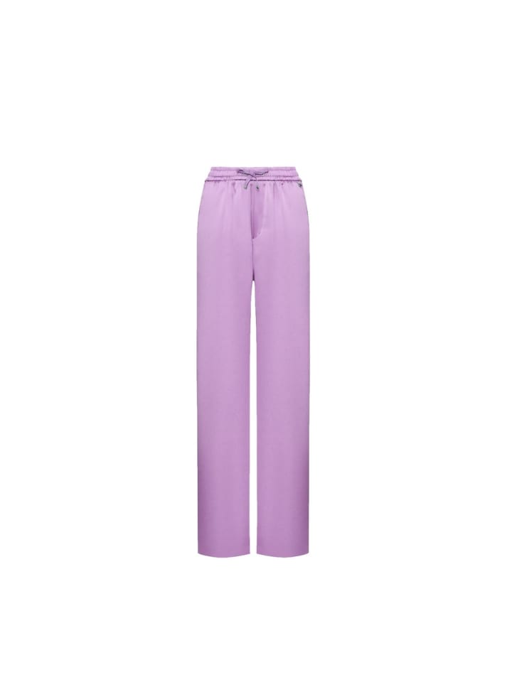 Lila Polyester Casual Hose