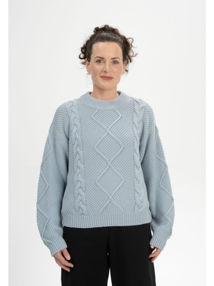 Zopfmuster Strickpullover SAMAIRA