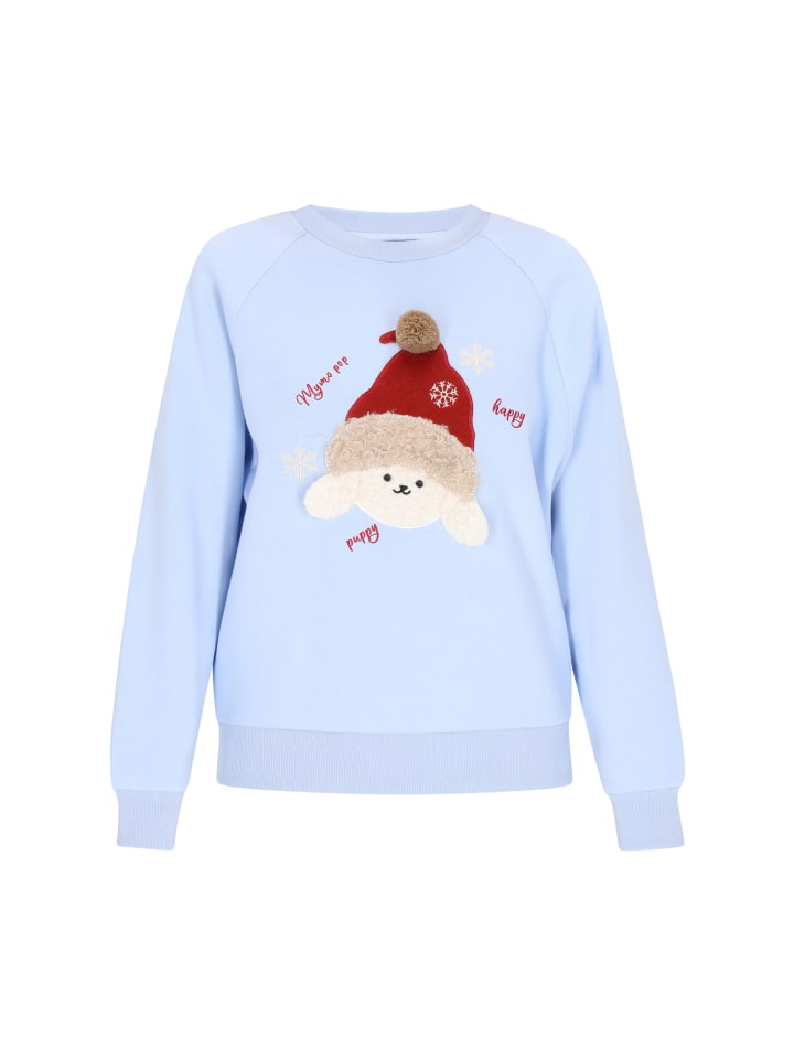 Women Sweatshirt in light blue