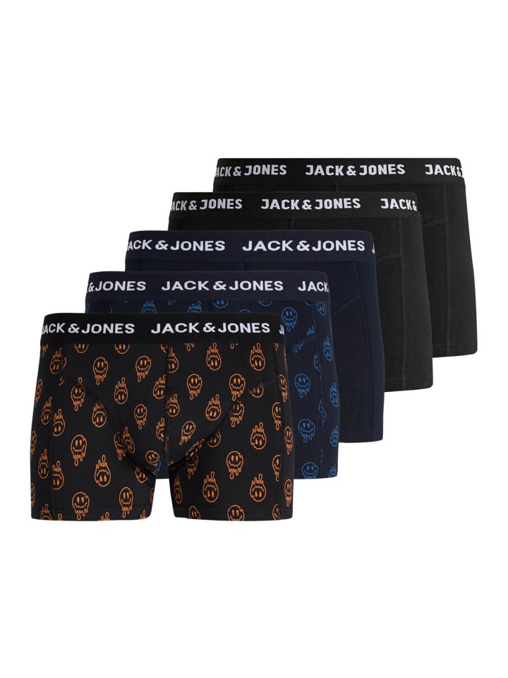 Boxershort 5er Pack in Schwarz/Dunkelblau