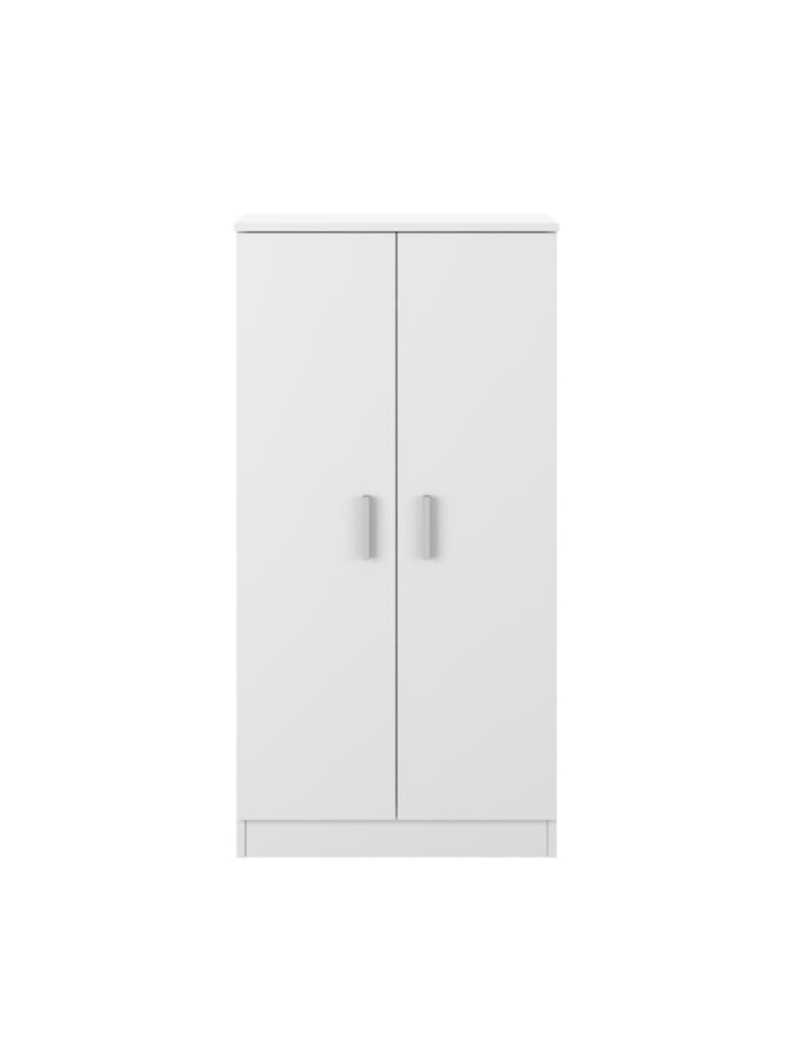 Schuhschrank in Weiß - (W)55 x (H)108 x (L)36 cm