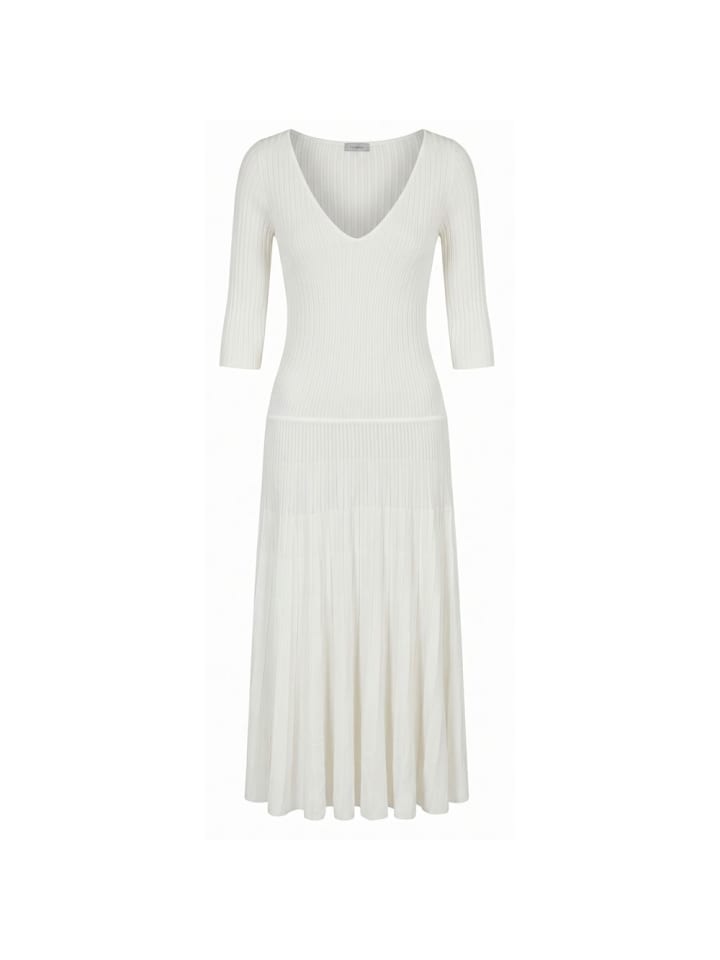 Weiß Baumwolle Damen Kleid