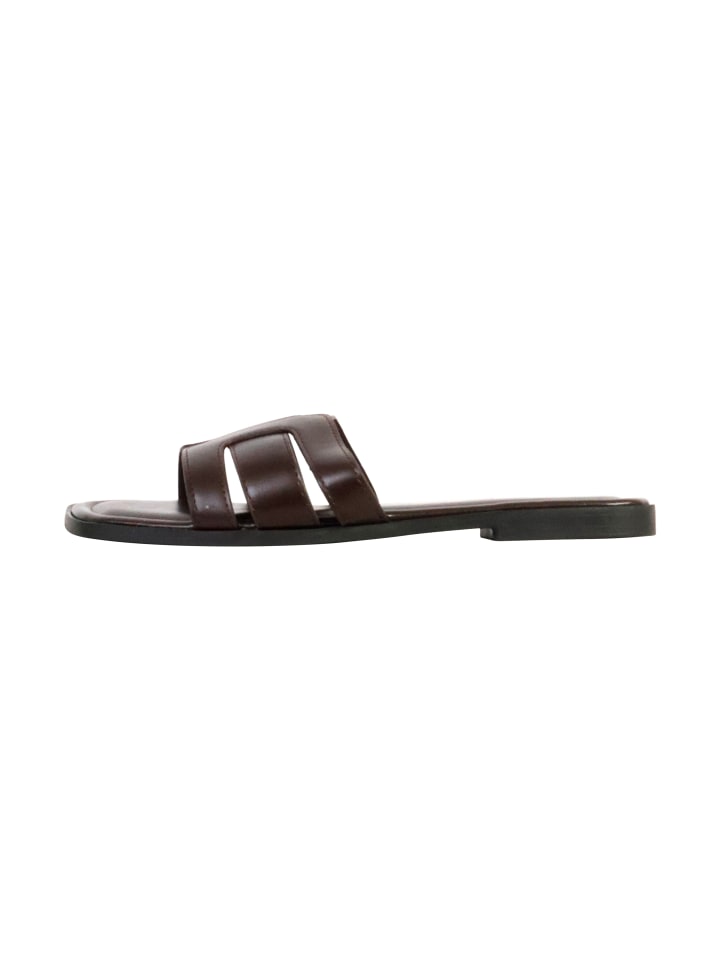 Sandalen zum Hineinschlüpfen Braun