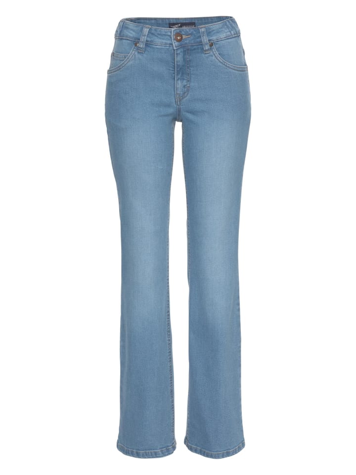 Bootcut-Jeans in bleached