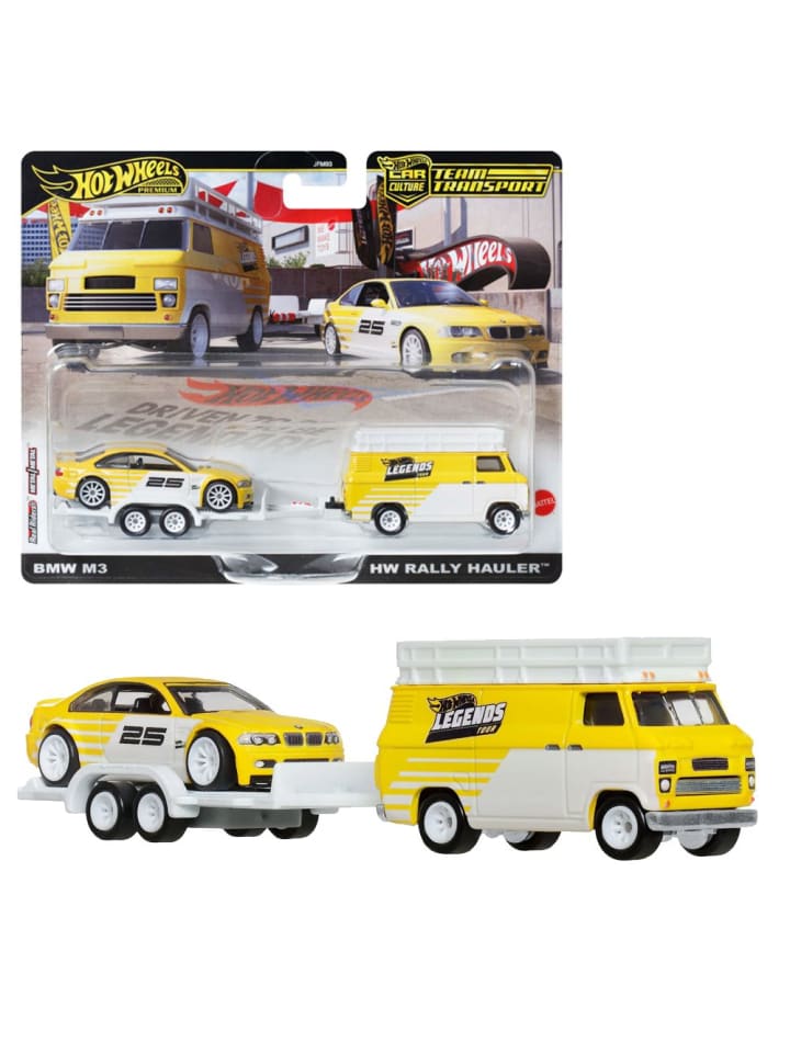 BMW M3 & Rallye-Transporter | Hot Wheels Team Transport Fahrzeuge