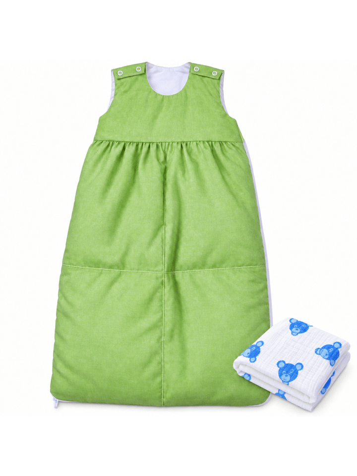 Daunen-Schlafsack Thermo-Nest TOP in Melange Limette