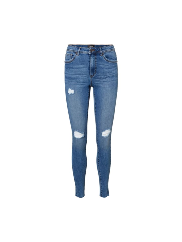 Jeans in Medium Blue Denim