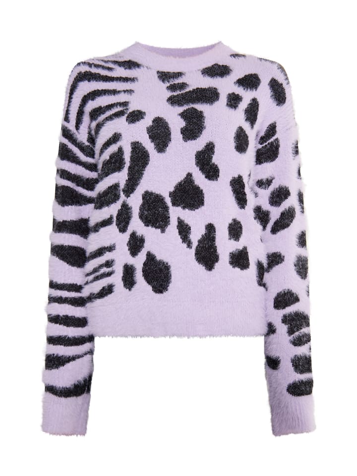 Damen Strickpullover in Violett
