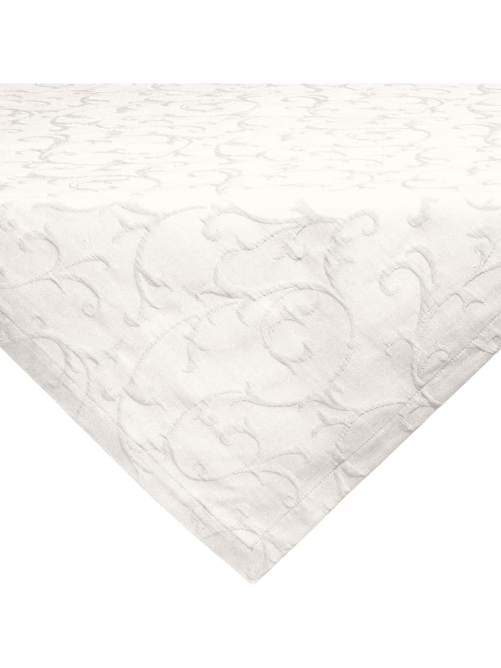 Jacquard Mitteldecke Düsseldorf in creme