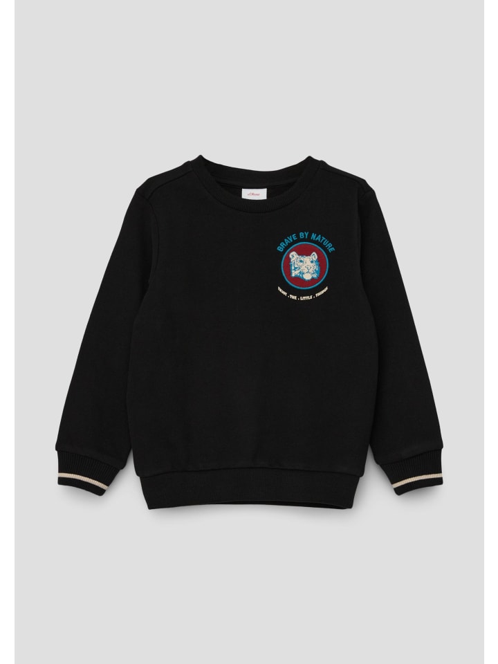 Sweatshirt in 9999_schwarz