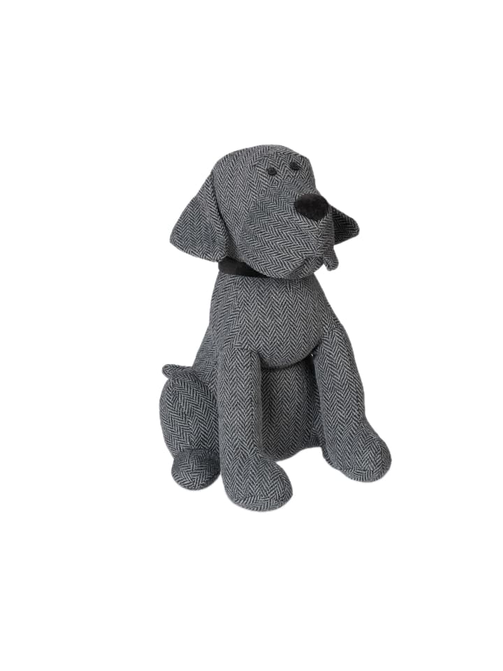 2x Türstopper "Hund" in Grau