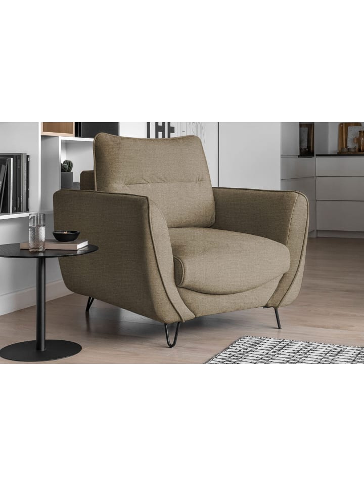 Sonic in Braunbeige - (L) 94 x (B) 94 x (H) 99 cm