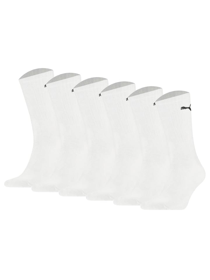 Socken 6er Pack in Weiß