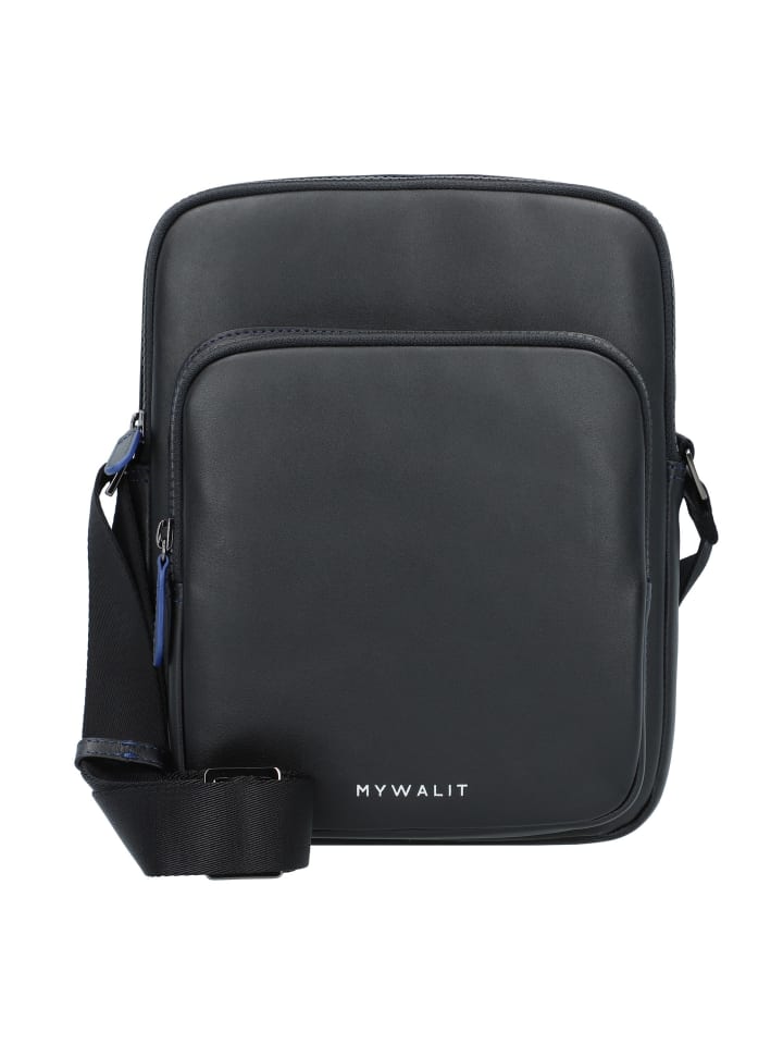 Firenze Umhängetasche Leder 21 cm black
