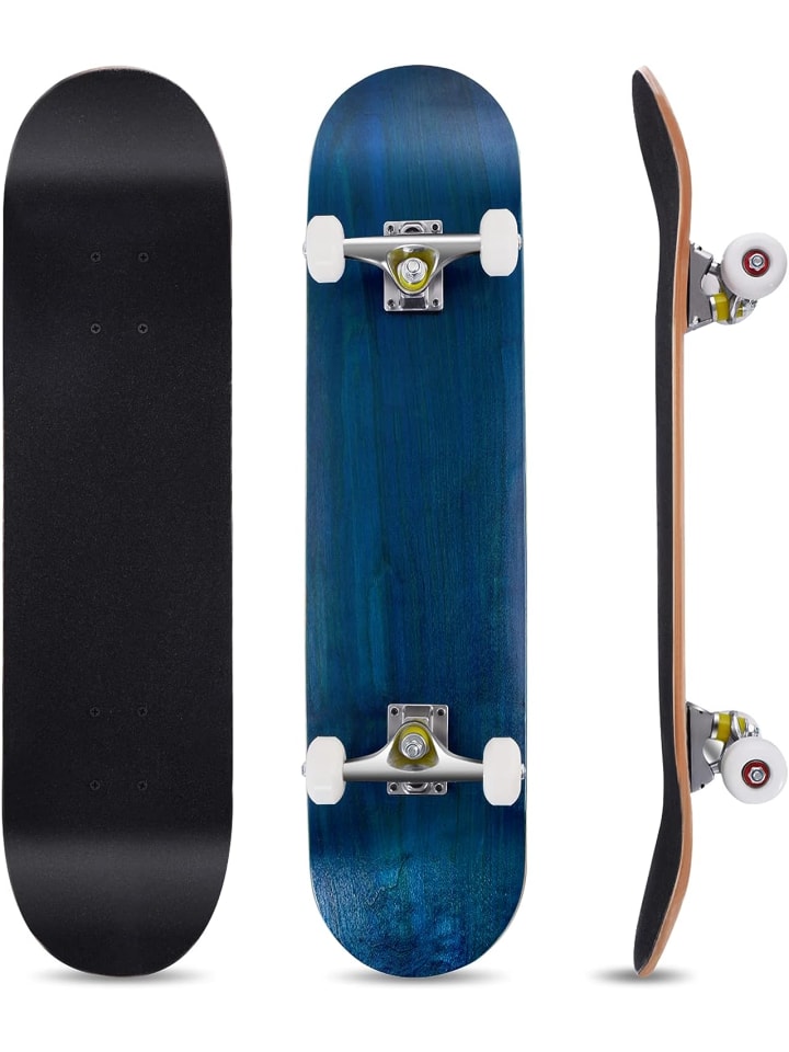Skateboard in Blau