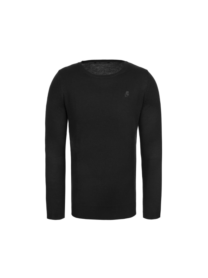 Strickpullover 655000 in schwarz