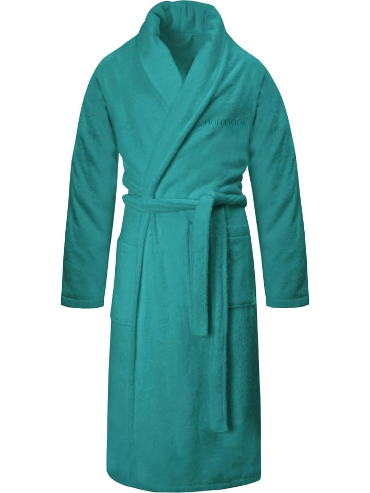Unisex Premium Bademantel Sivas in Petrol
