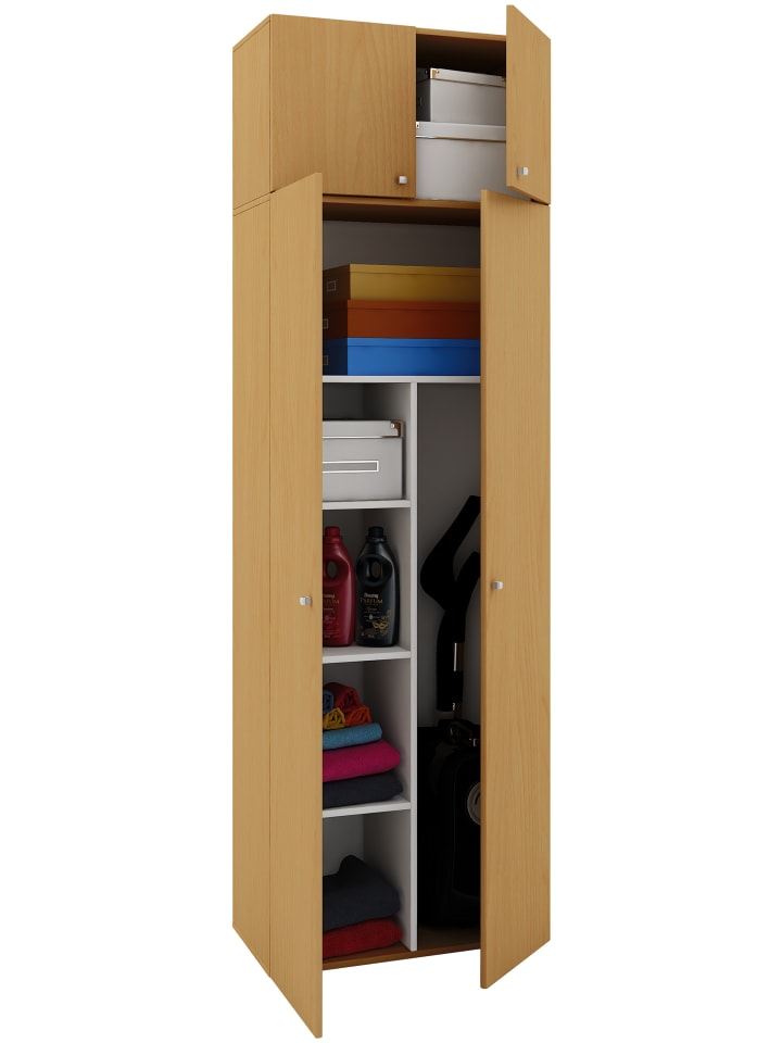 Holz Dielenschrank Mehrzweckschrank Vandol SA in Buche