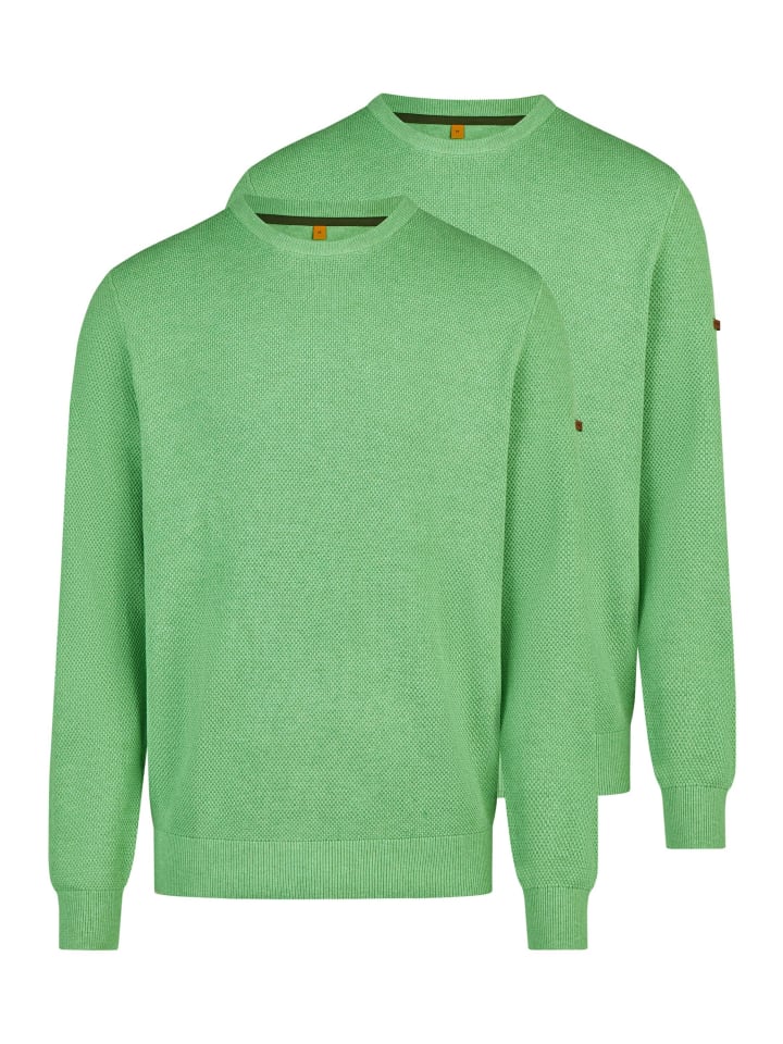 Pullover Basic in Grün