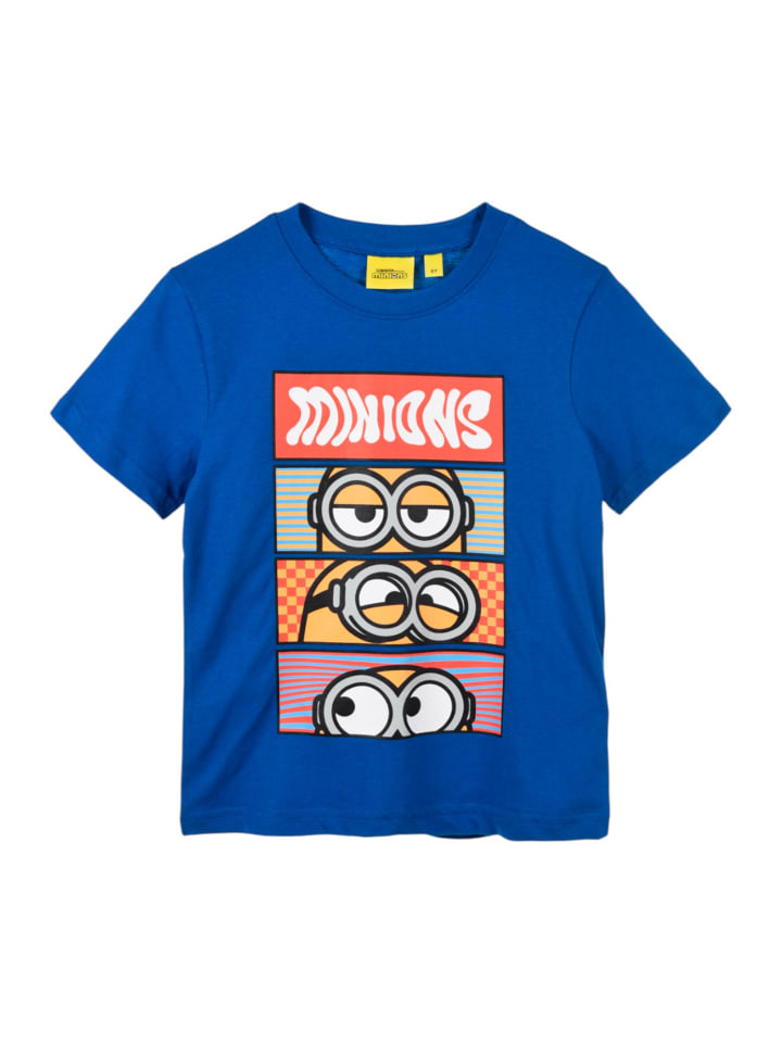 T-Shirt Minions in Blau