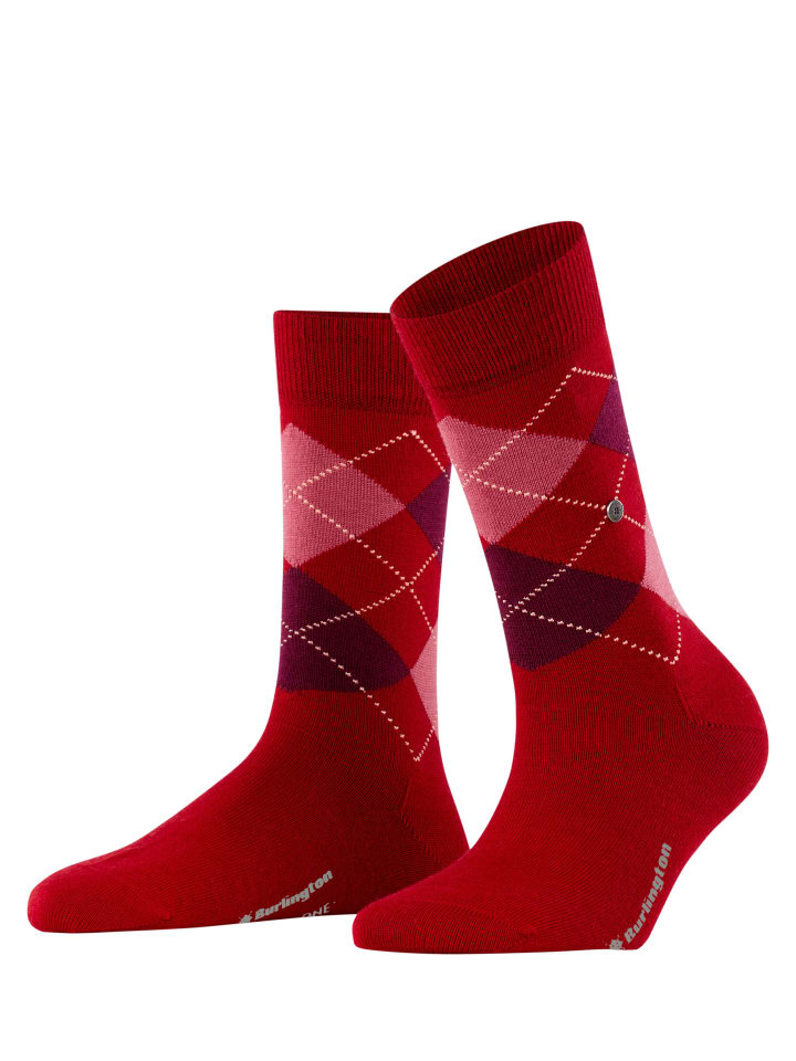 Marylebone Socken in Cranberry