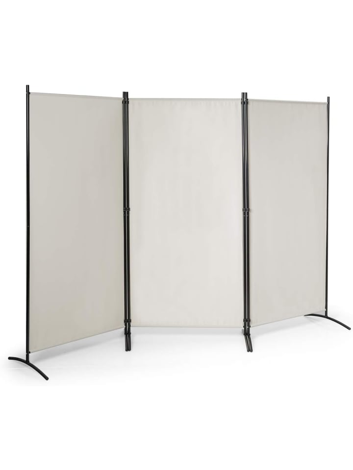 Raumteiler 3 tlg. in Beige