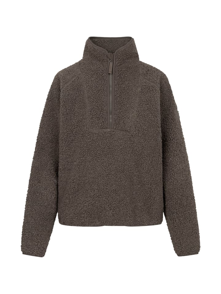 Fleecejacke Kuschelby Troyer in morel