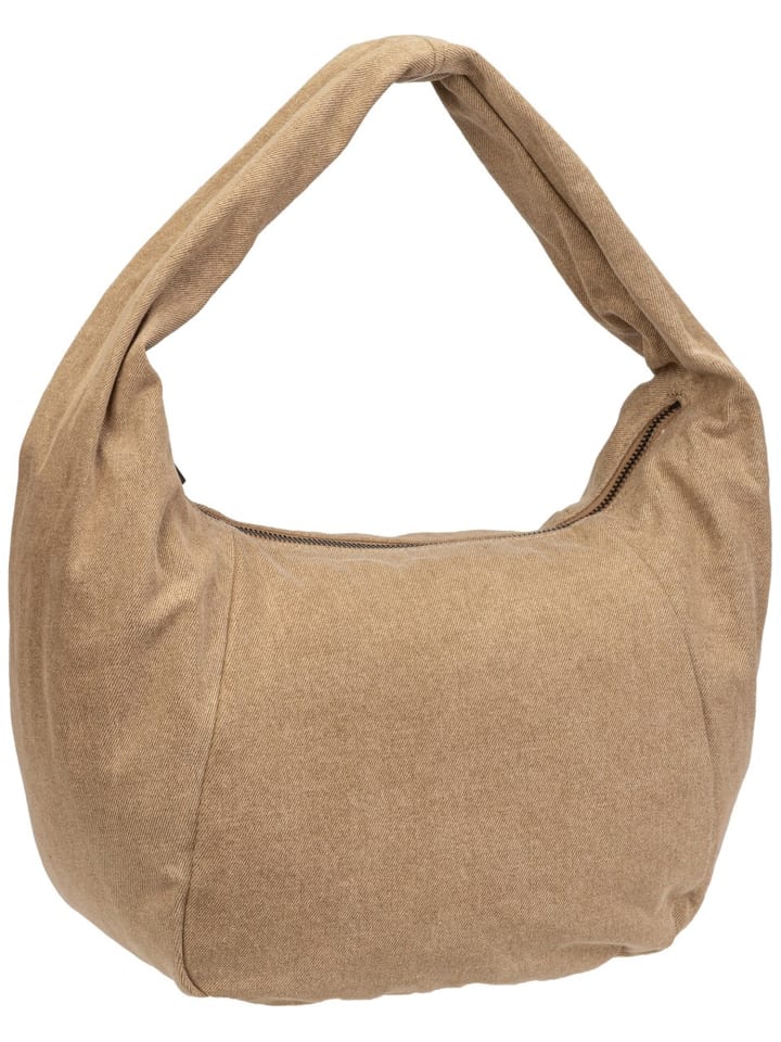 Handtasche Farrah Hobo M Denim in Beige