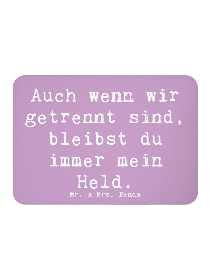 Magnet Spruch Trennung von den Eltern Held mit ... in Lavendeltraum