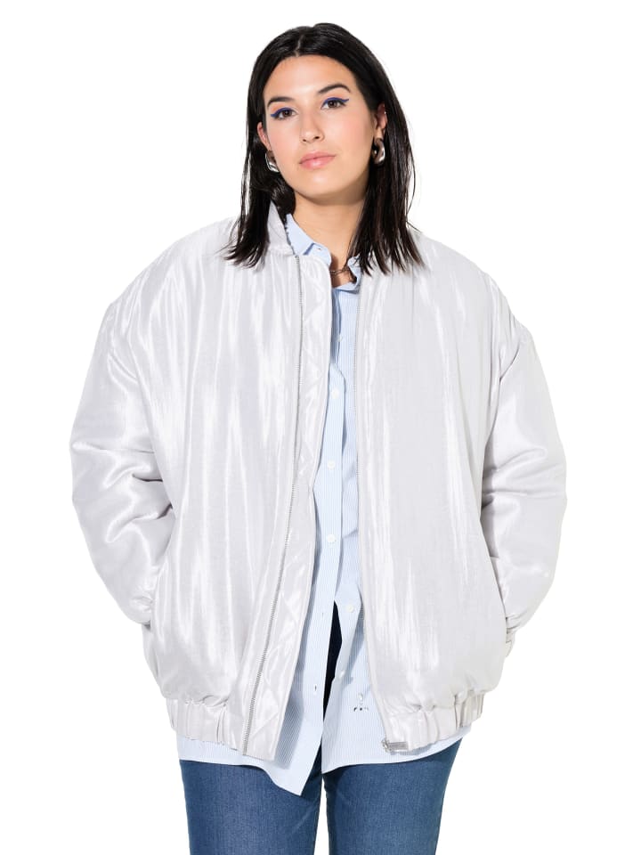 Kurzjacke in silber