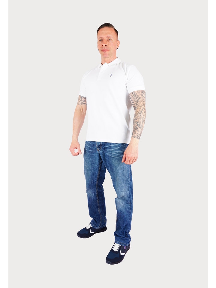 Poloshirt in weiss