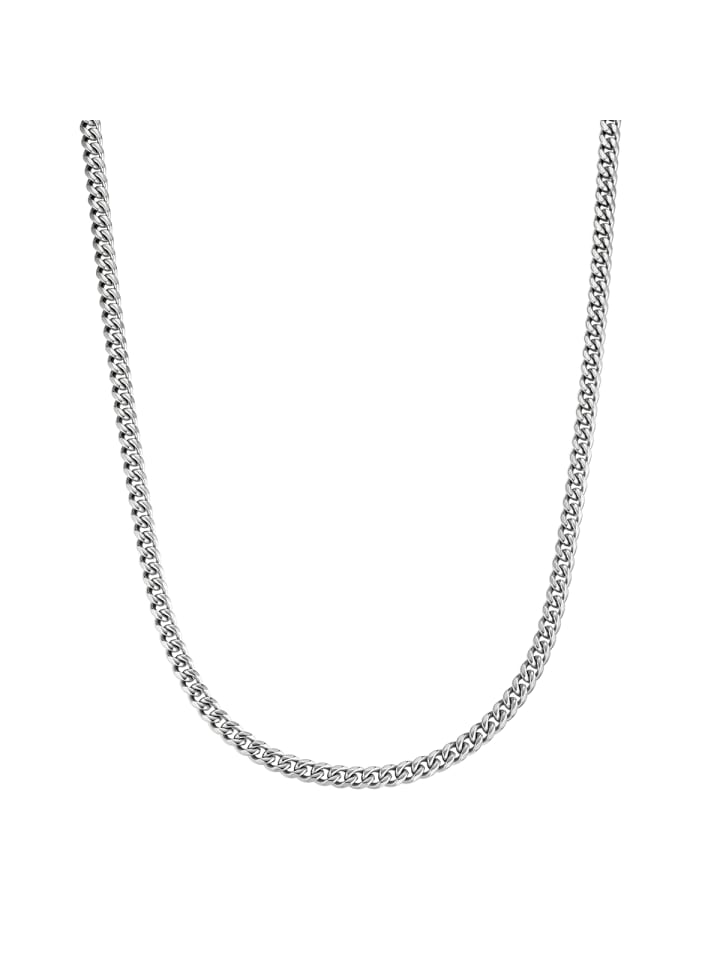 Kette aus Edelstahl in silber