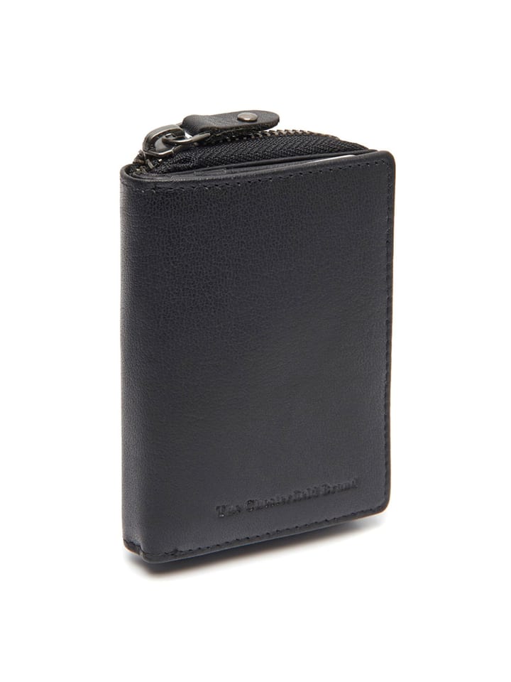 Sionel Geldbörse RFID Schutz Leder 7.5 cm black